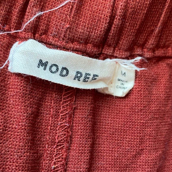 MOD REF Midi Dress in Brick - Picture 3 of 3